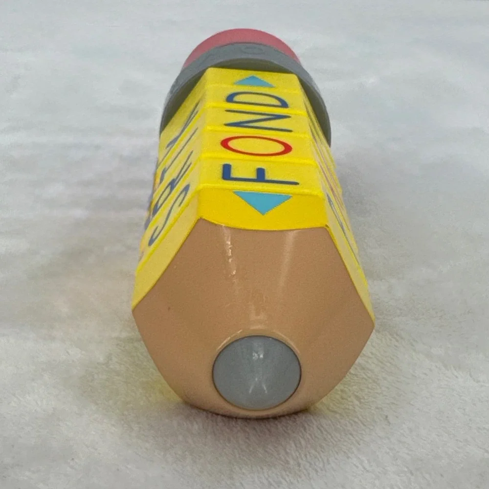 Little Tikes Spelling Pencil Kids Yellow Rotating Word Learning Educational Toy